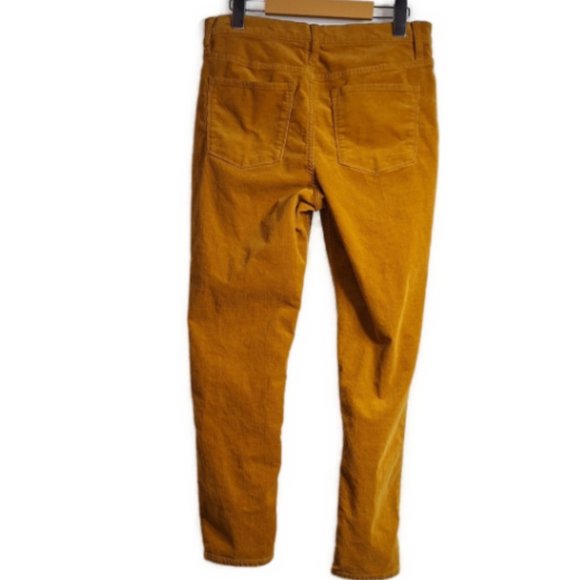 Re-Imagined by J. Crew Mustard Color 9" High-Rise Skinny Jeans Size 29 - Picture 5 of 9